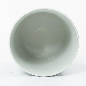 Penselställ, porslin, Kina, sen Qingdynasti / 1900-tal.