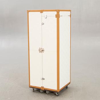 A 21st century leather trunk.