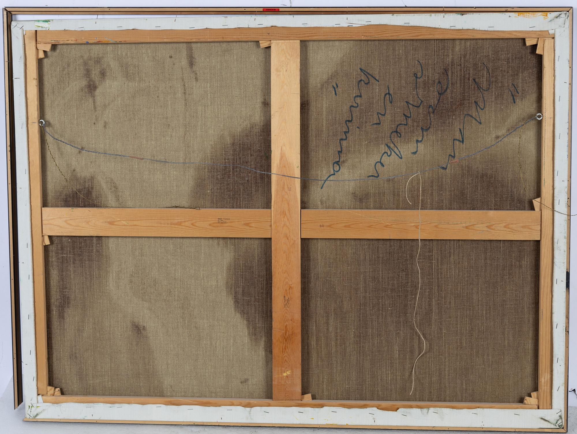 Bengt Lindström, "Man som smeker en kvinna" (Man caressing a woman).