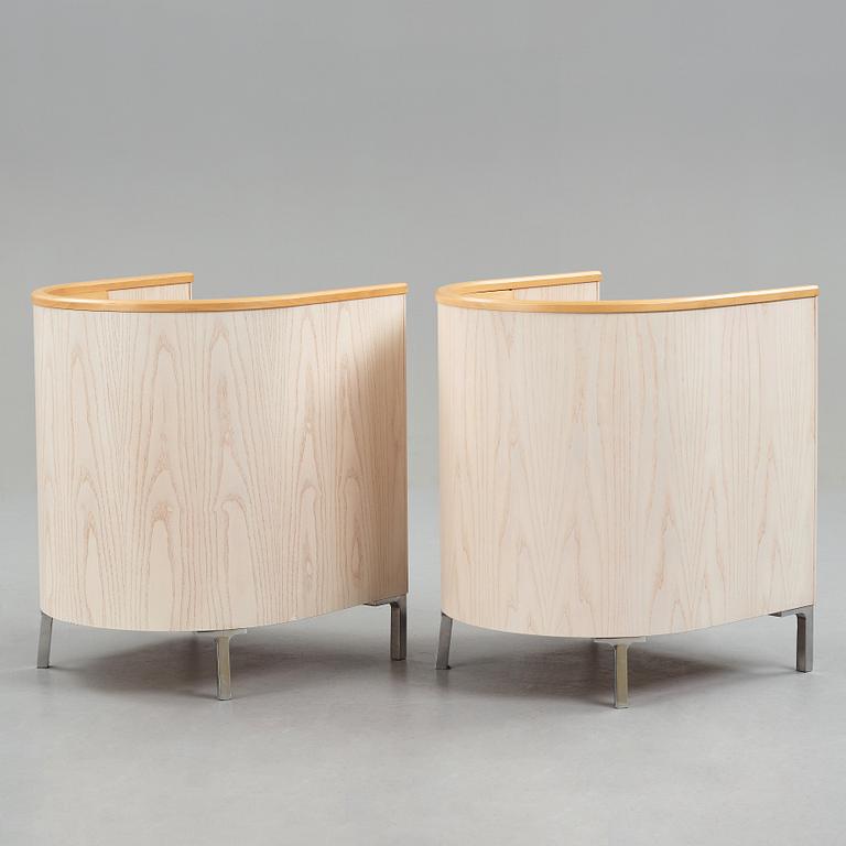Mats Theselius, "Theselius Trä", fåtöljer 1 par, Källemo, 2000-tal.