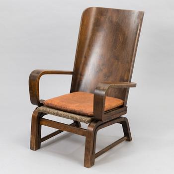 CARL-JOHAN BOMAN, An early 1930s 'Flexible chair' for N. Bomanin Höyrypuusepäntehdas, Turku.