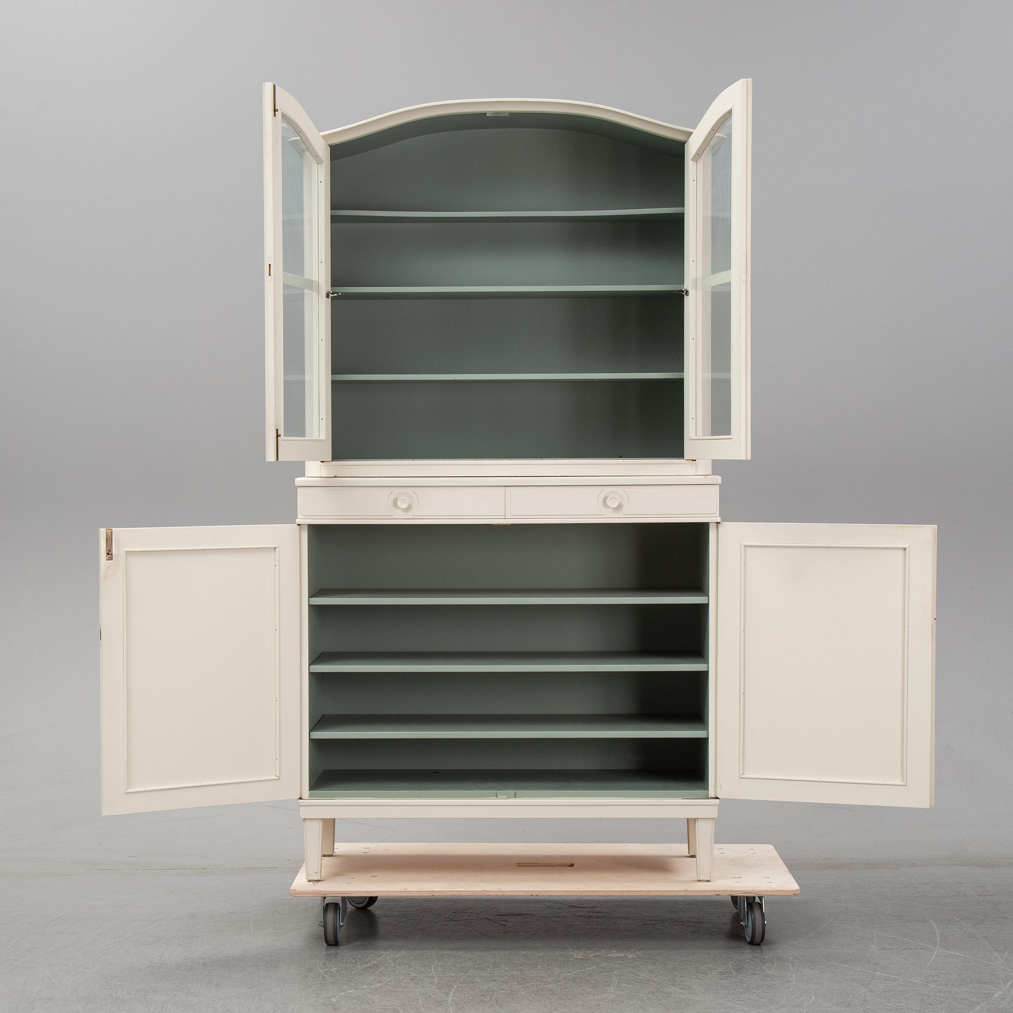 A 1960's 'Herrgården vitrine cabinet by Carl Malmsten, Bodafors.
