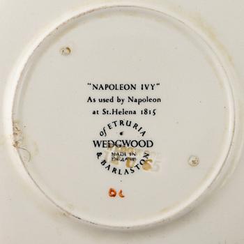 A 56-piece coffee and tea service, 'Napoleon Ivy', creamware, Wedgwood, England.