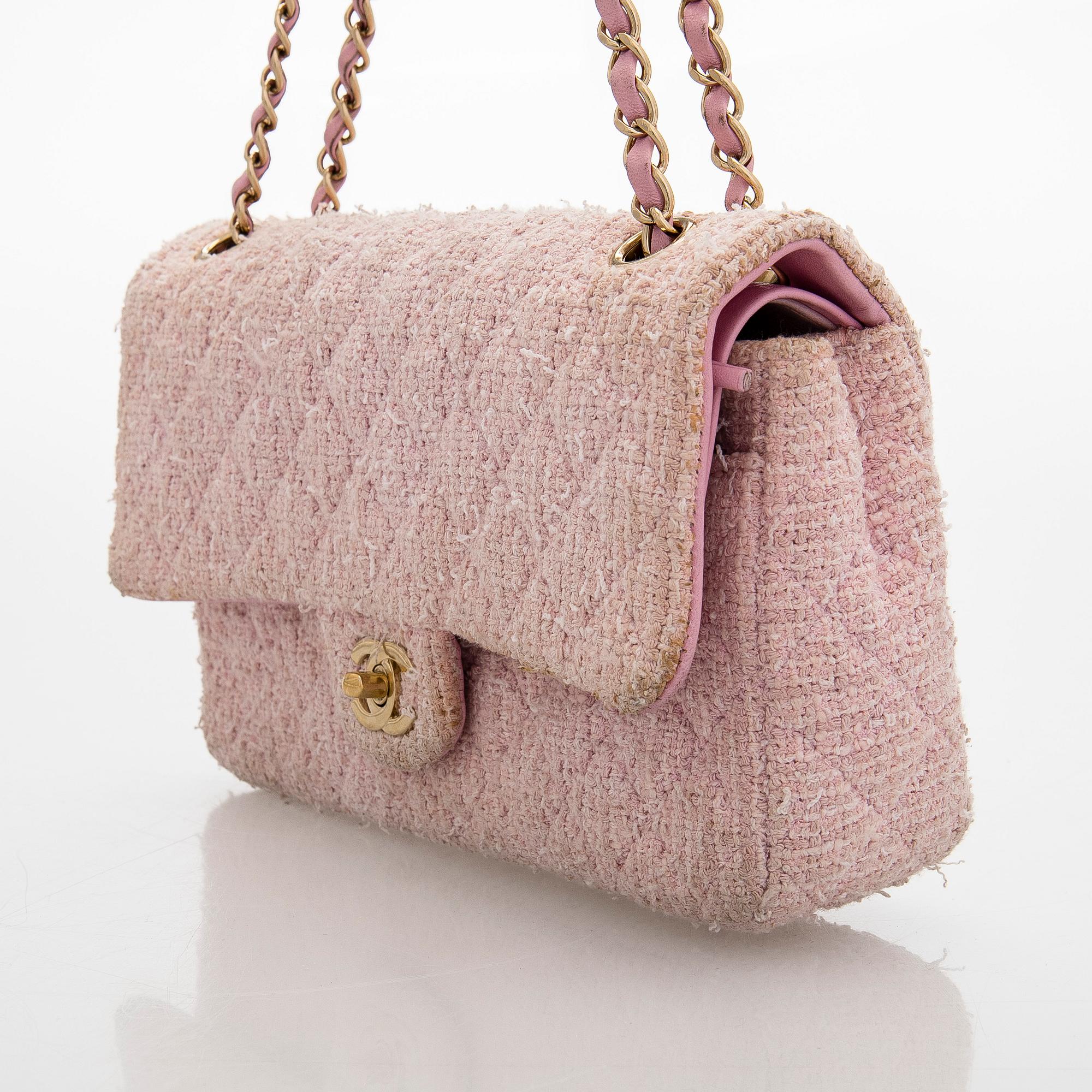 Chanel, väska, "Tweed Medium Double Flap Bag", 2021.