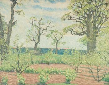 Wilhelm Behm, attributed to, oil on canvas/panel.