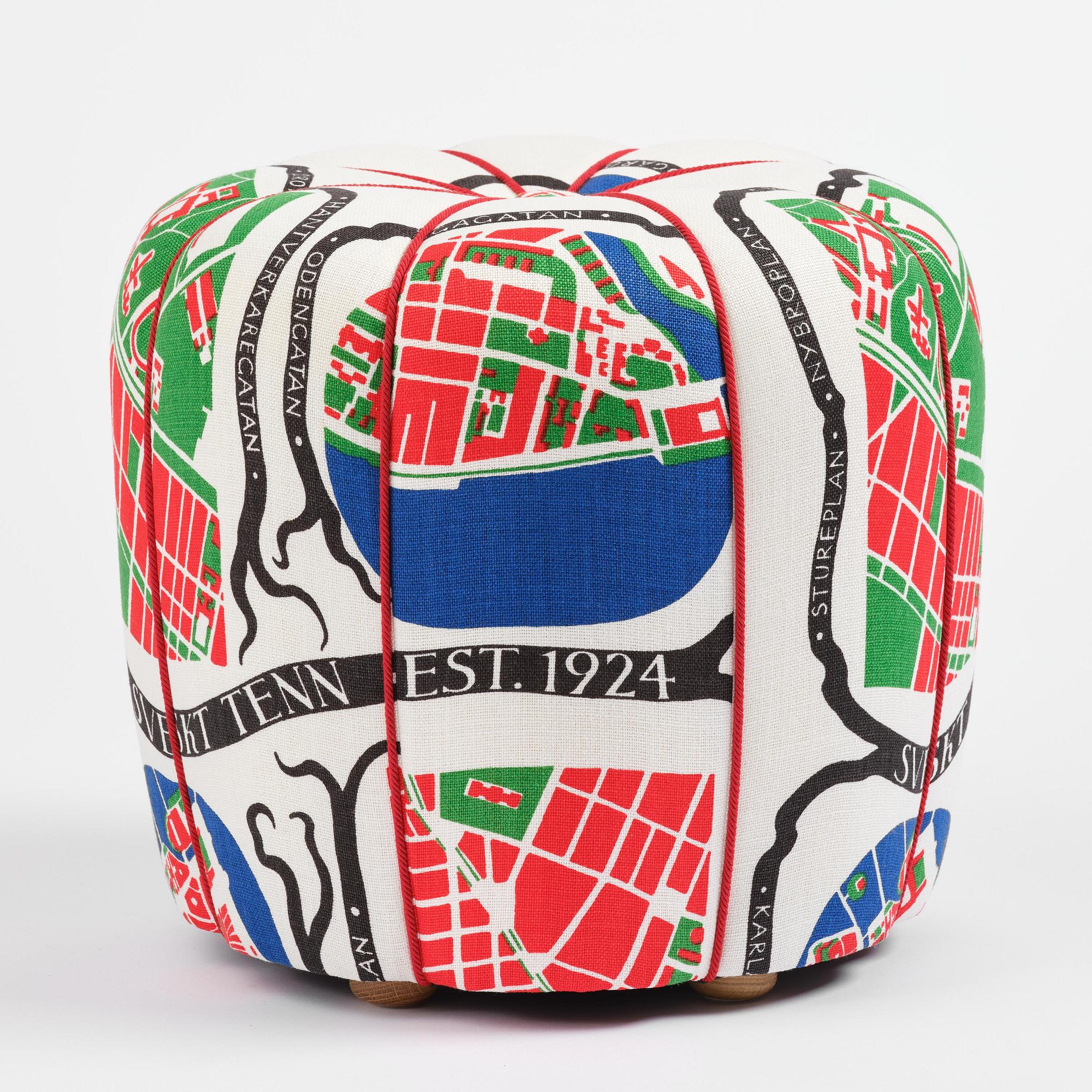 Josef Frank, pall, modell 530, Firma Svenskt Tenn, 2023, jubileumsexemplar.