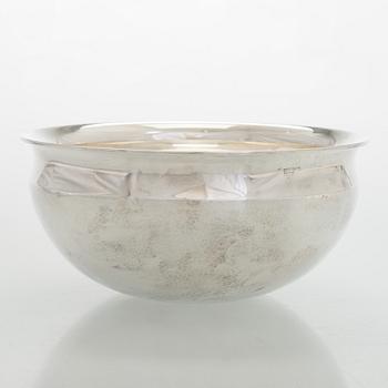 Tapio Wirkkala, a 'TW 341' silver bowl, Kultakeskus, Hämenlinna 1965.