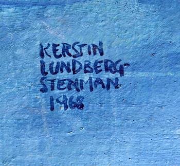 KERSTIN LUNDBERG-STENMAN, sign o dat 1968.