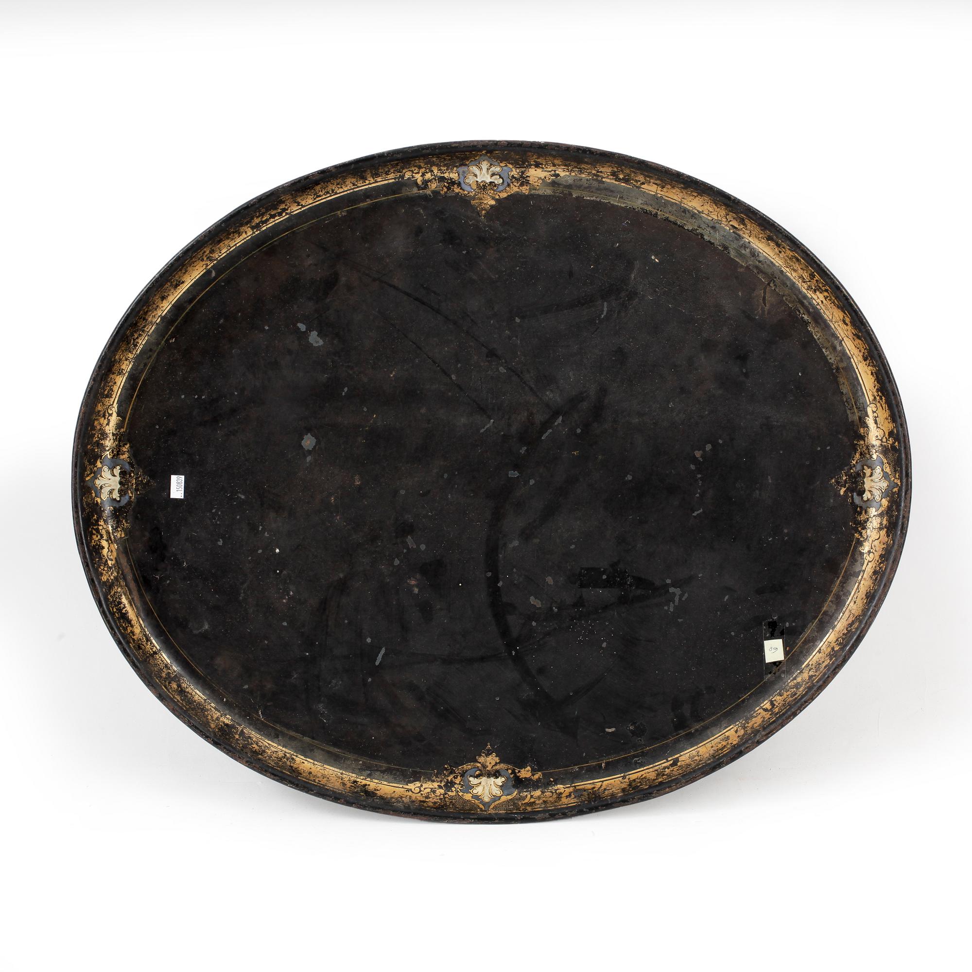 BRICKA, plåt, 1800-tal.