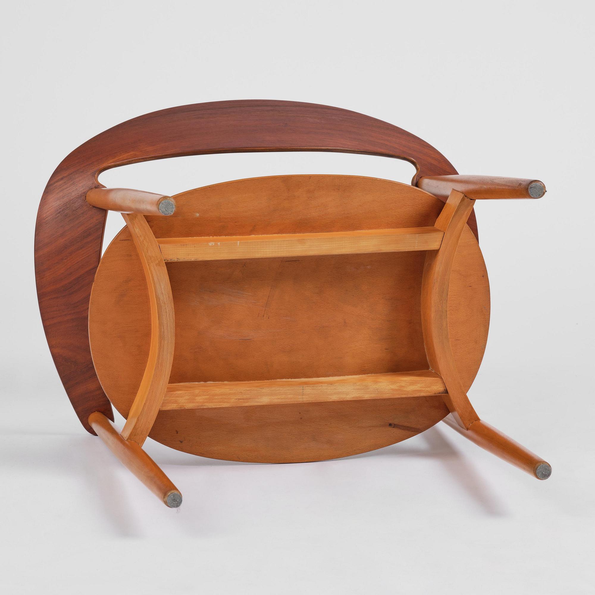 Ejner Larsen & Aksel Bender Madsen, a "Metropolitan" chair, Fritz Hansen, Denmark, 1950s.