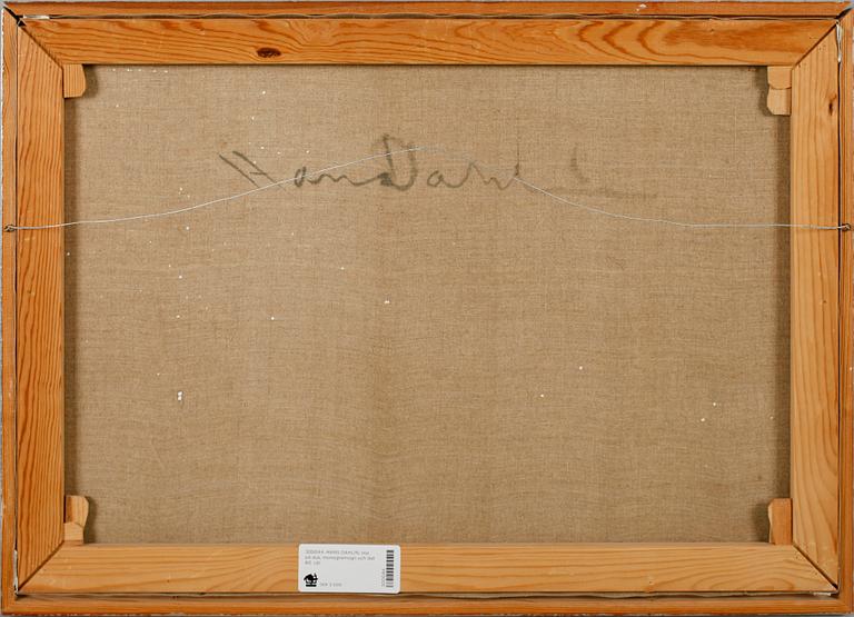 HANS DAHLIN, olja på duk, monogramsign och dat 80.