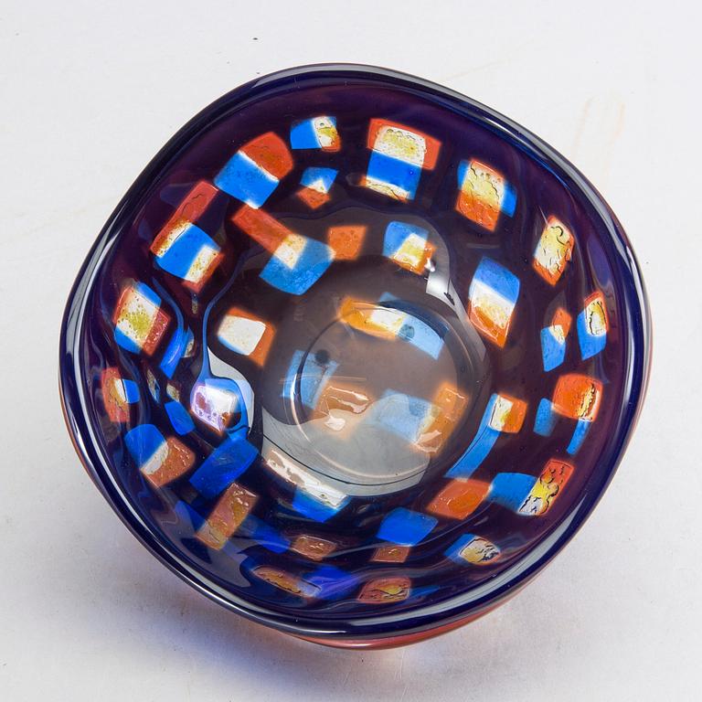 SVEN PALMQVIST, a signed Ravenna glass bowl.