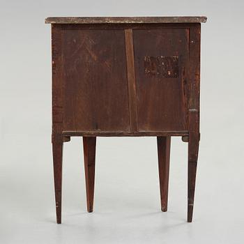 A Louis XVI Demi-lune commode by Fidelys Schey (master in Paris 1777-1788).