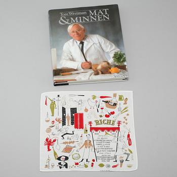 OLLE EKSELL, servett, för Restaurang Riche 60-års jubileum, 1953.