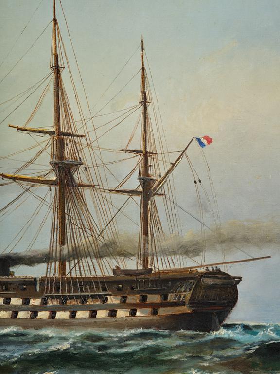 Christian Fredrik Swensson, French line ship for steam engine.