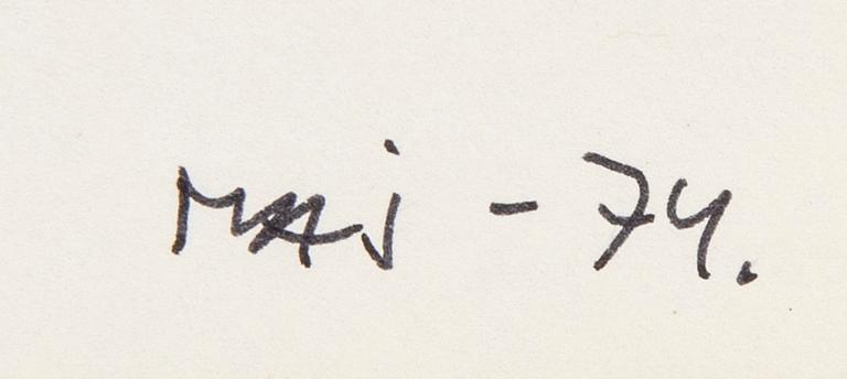 Signe Persson-Melin, a set of six sketches.