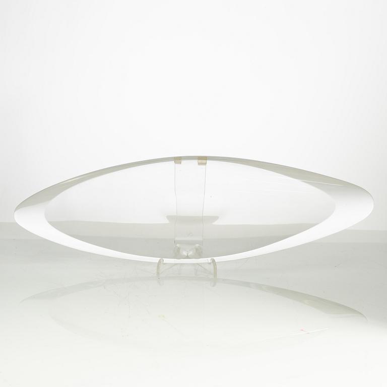 Aimo Okkolin, a glass dish, Riihimäen lasi Oy, Finland 1950s.