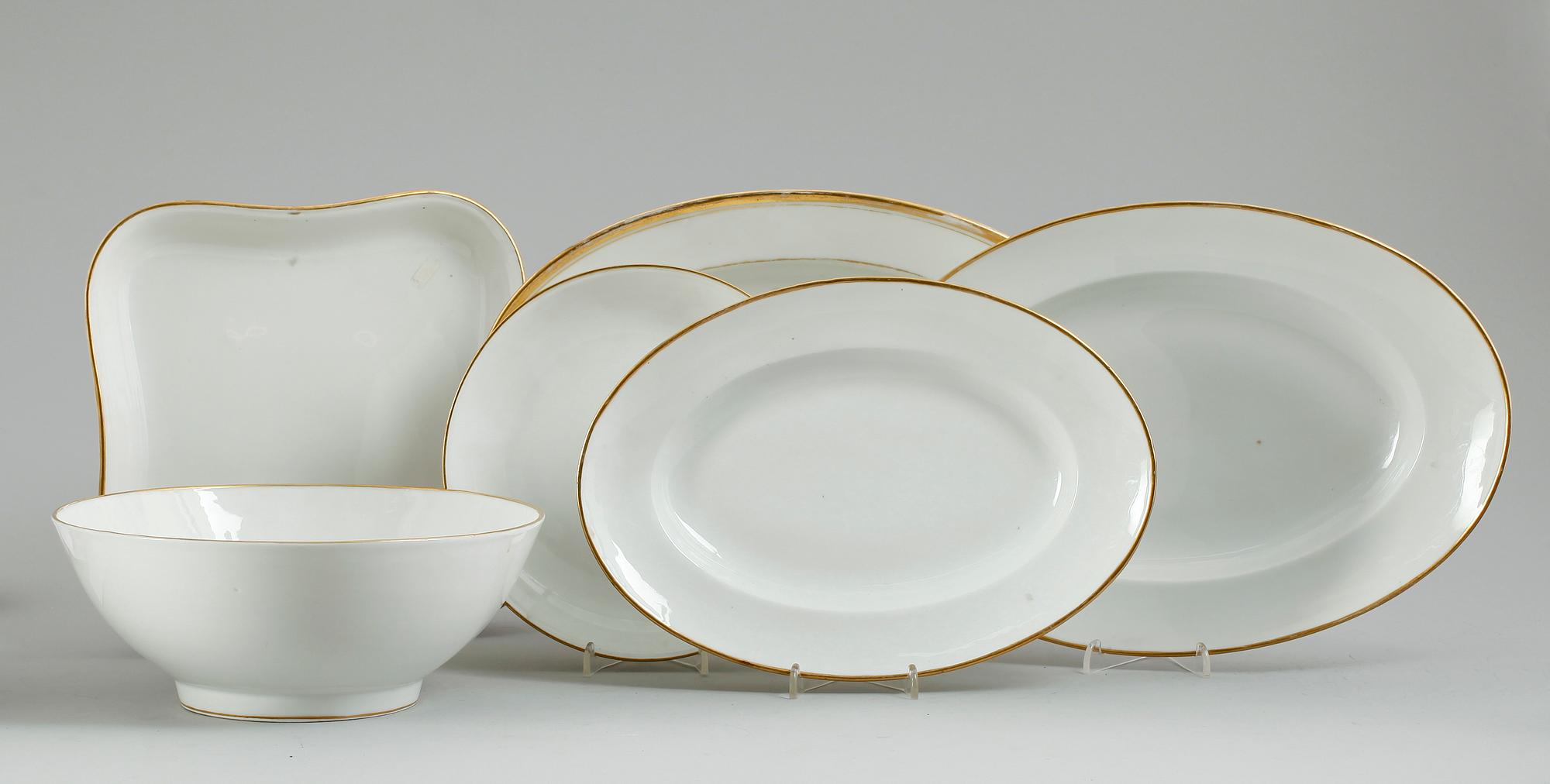 SERVISPORSLIN, 6 delar, 1800-talets första hälft.