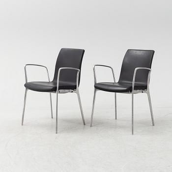 A set of five 'Gorka' armchairs by Jorge Pensi for Akaba.