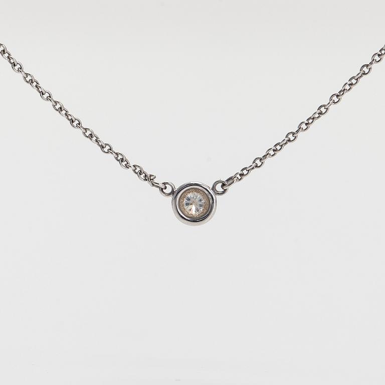 Tiffany & Co, Elsa Peretti, necklace, "Diamonds by the Yard", platinum with a diamond approx. 0.17 ct.