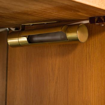 A mid 20th century "Prydno" shelving system by Bröderna Gustafsson Möbelfabrik, Virserum.