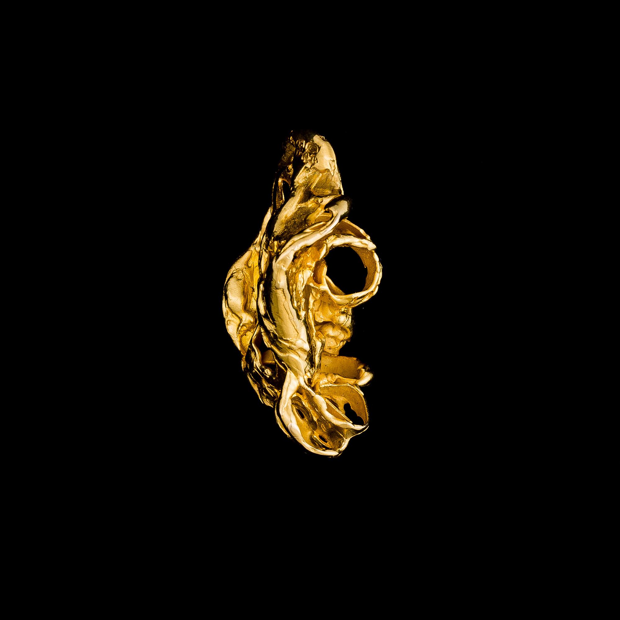 LOTTA ORKOMIES, HÄNGSMYCKE, 18K guld A. Tillander 1970.