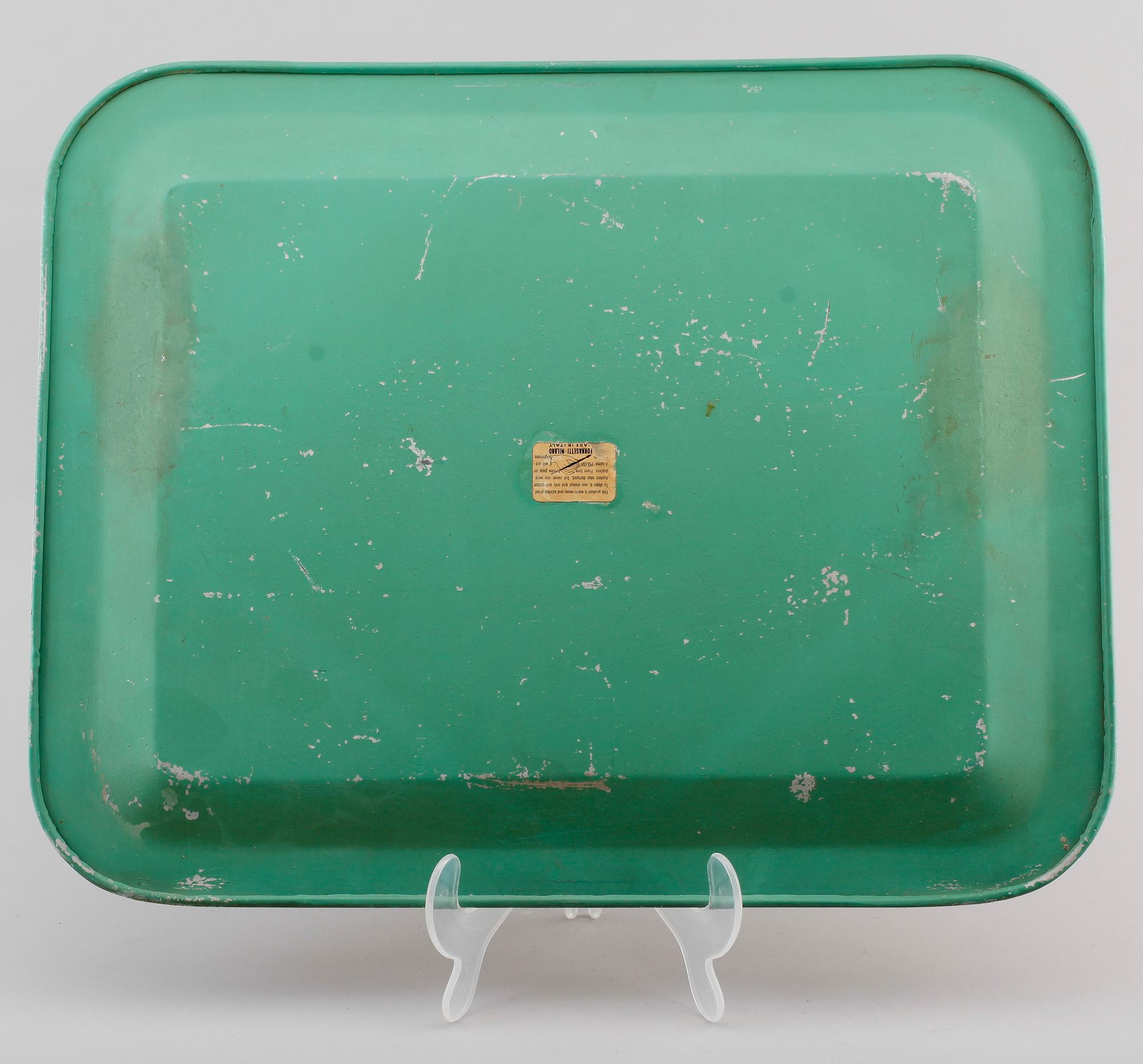 BRICKA, plåt, Fornasetti, Italien, 1900-talets mitt.