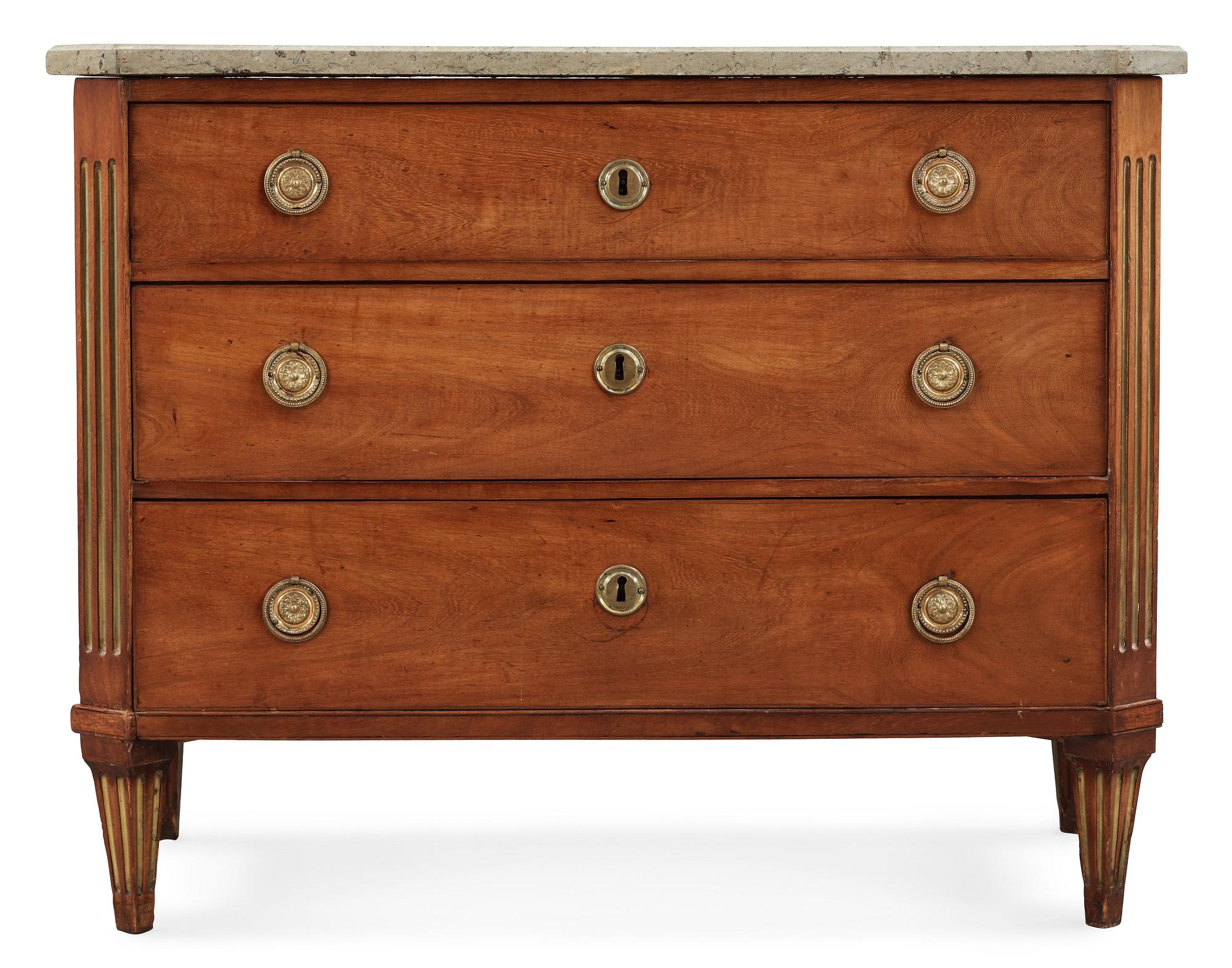 A late Gustavian 18th century commode.