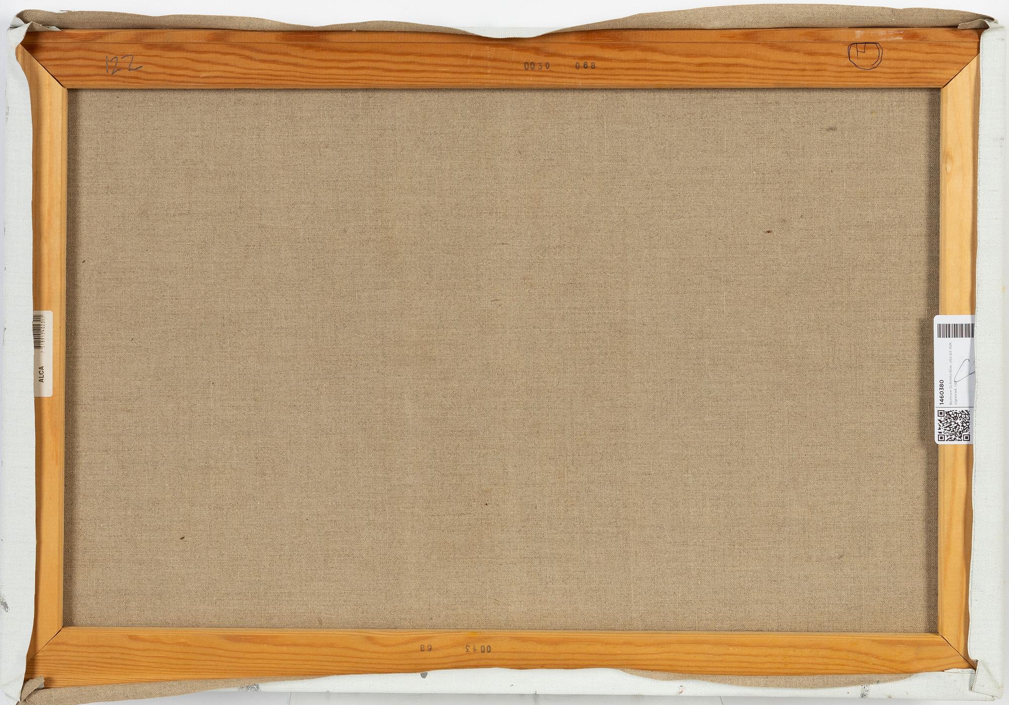 Bertram Schmiterlöw, oil on canvas, signed.