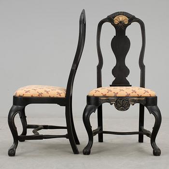 STOLAR, 1+5, senbarock samt senbarockstil, 1700-tal respektive 1900-talets början.