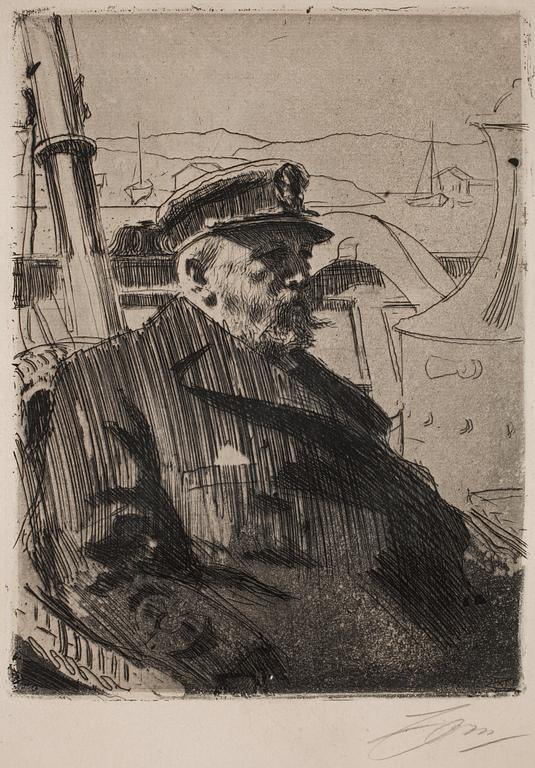 Anders Zorn, "King Oscar II" (II).