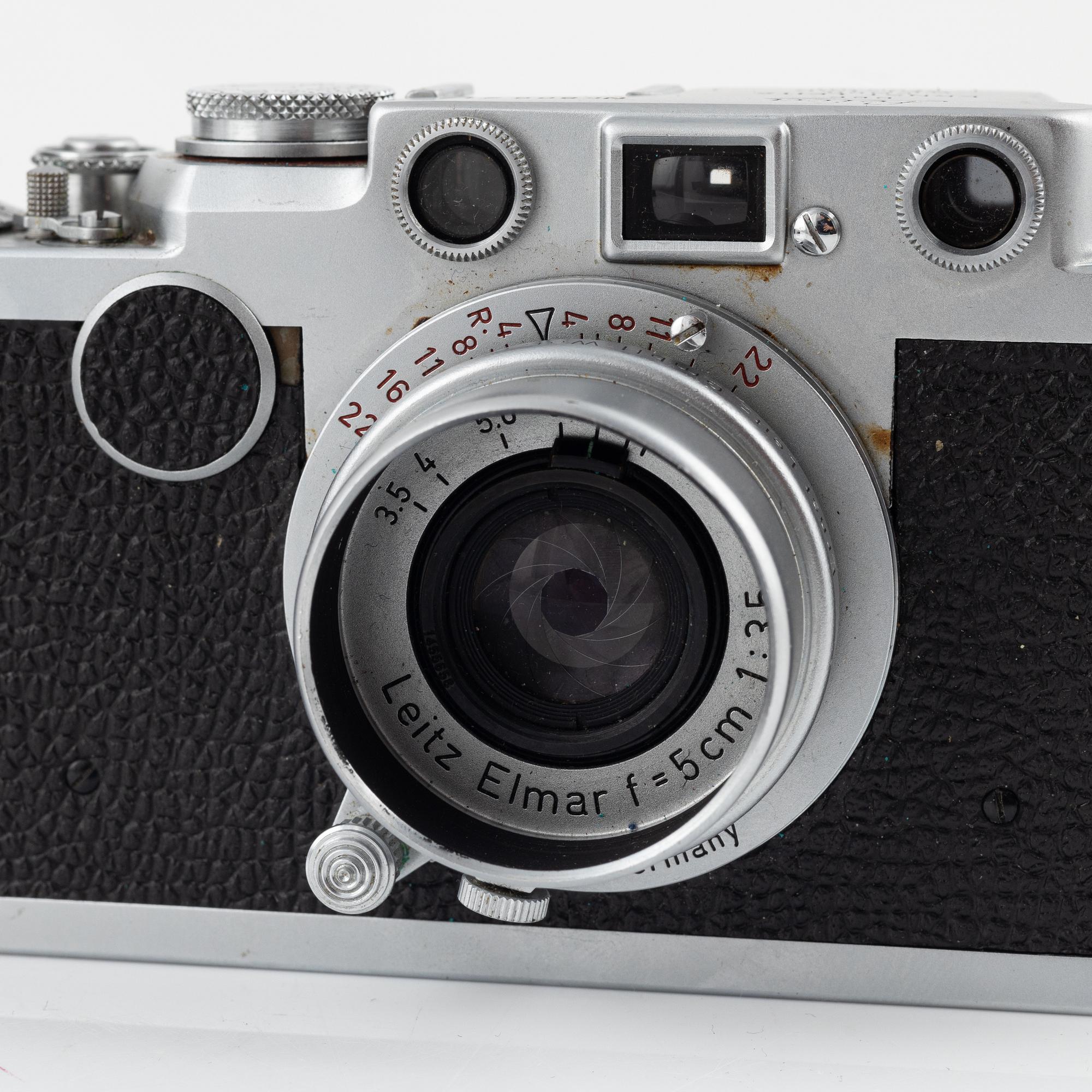 Leica IIf, "Black Dial", no. 809212, 1956.