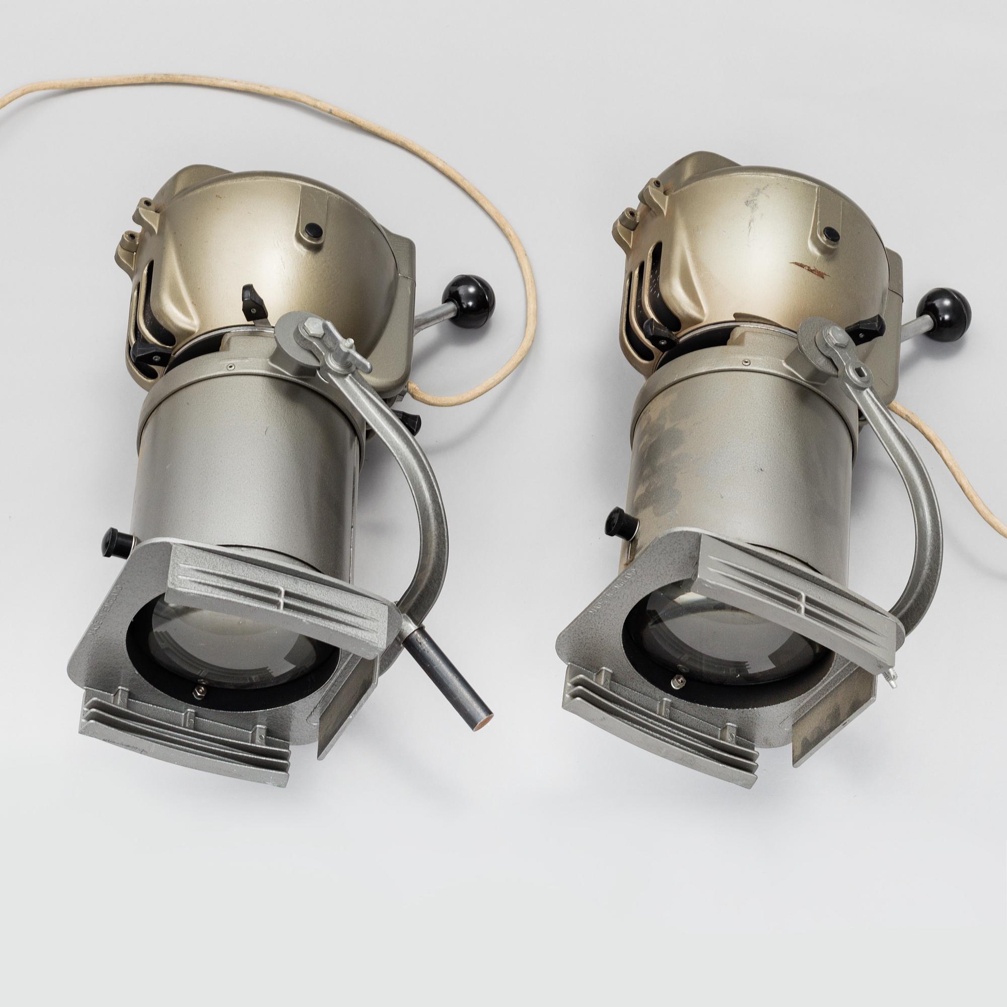 Two Strand Electric lamps, England, 20th century.