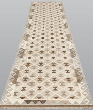 Gallery carpet, Kelim 394 x 82 cm.