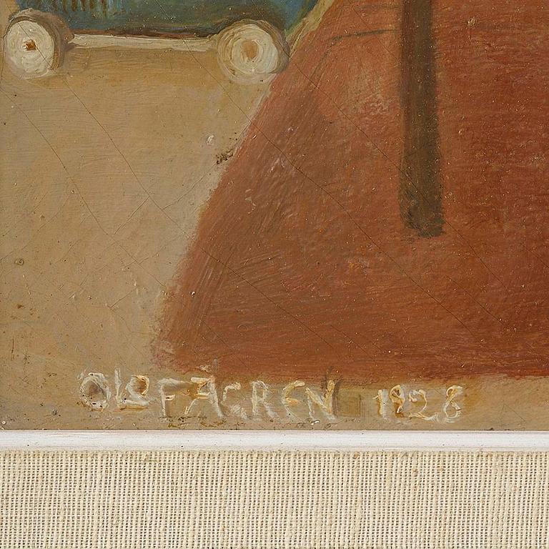 Olof Ågren, View over Mosebacke Square, Stockholm.