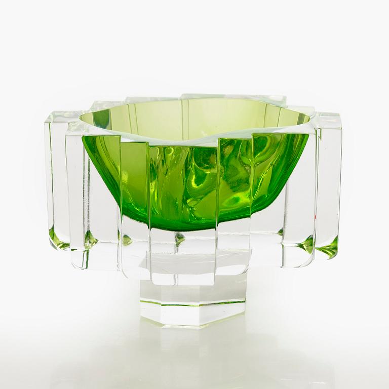 Helena Tynell, skulptur, "Castello", signerad Helena Tynell Riihimäen Lasi Oy.