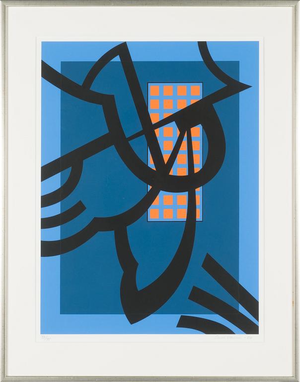Sam Vanni, silkscreen, signed and dated -84, numbered 73/75.