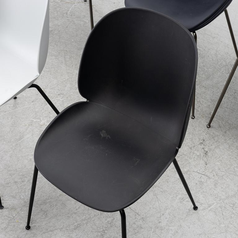 GamFratesi, six 'Beetle' chairs, Gubi, Denmark.