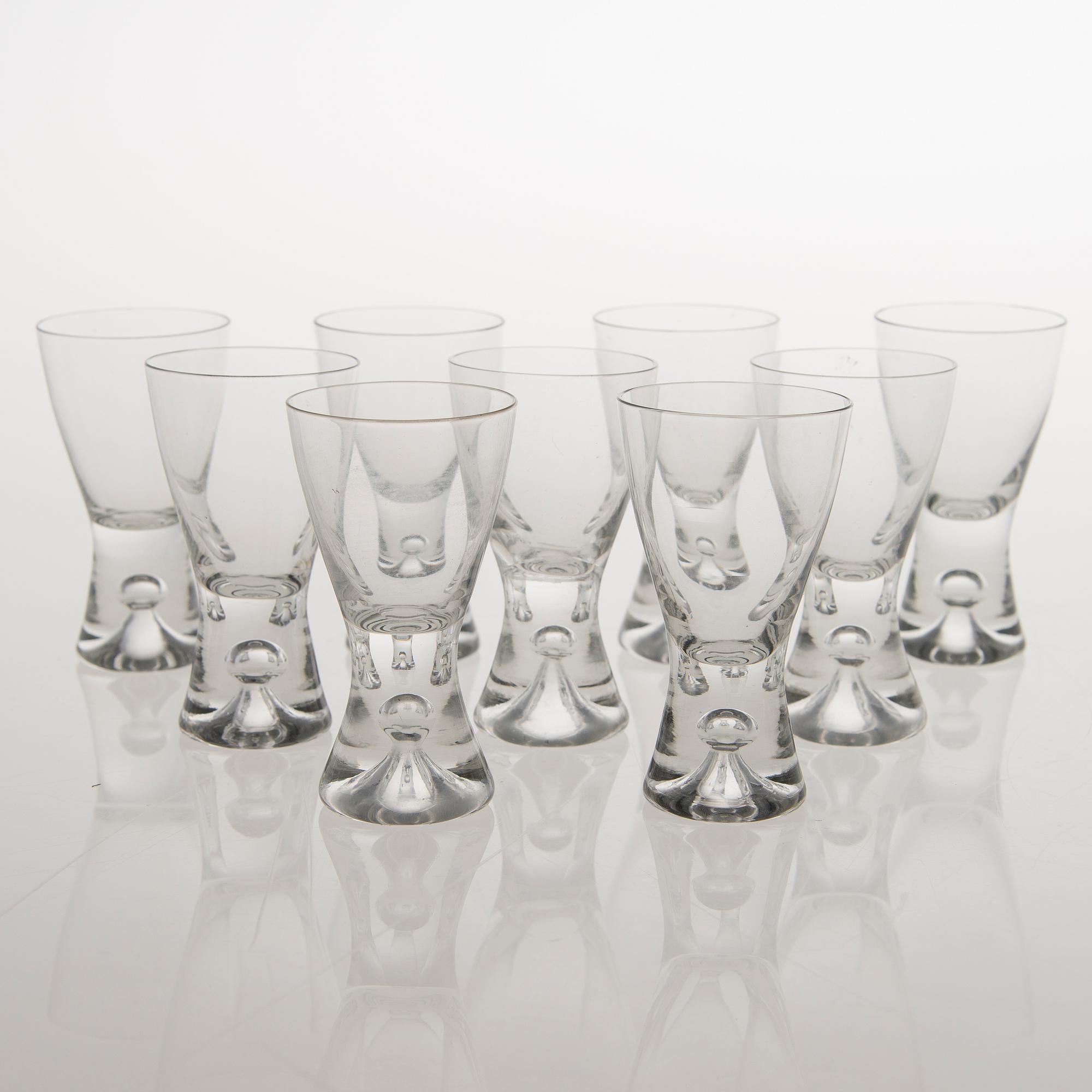 TAPIO WIRKKALA, A 30-piece set of 'Tapio' glasses, Iittala latter half of the 20th Century.