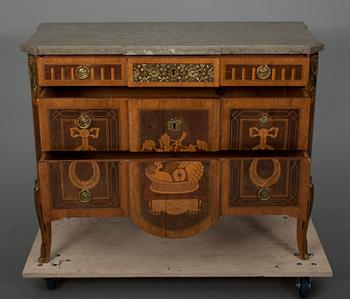 BYRÅ, gustaviansk stil, 1800-talets slut.