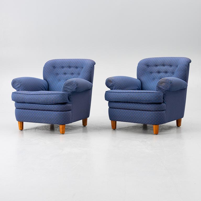 Josef Frank, A pair of armchairs model 568, Svenskt Tenn, 2011.