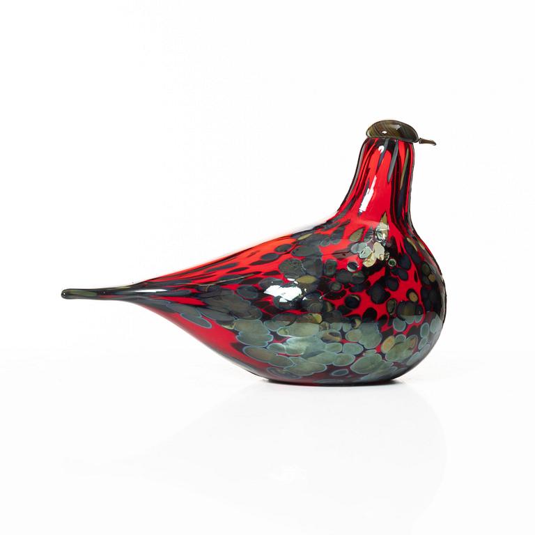 Oiva Toikka, a 'Ruby bird', Nuutajärvi, Finland.