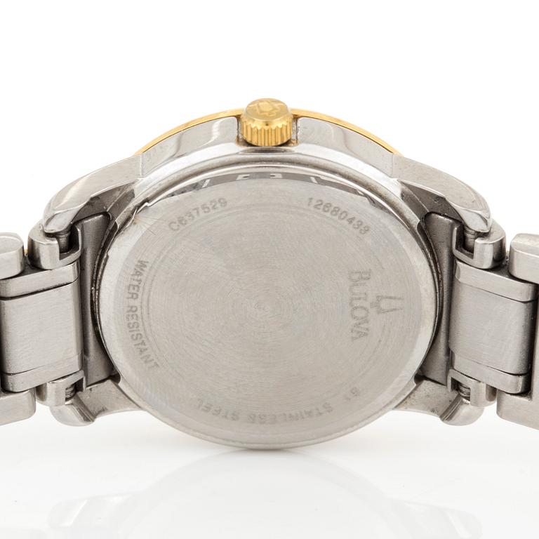 ARMBANDSUR, dam, Bulova med små diamanter.