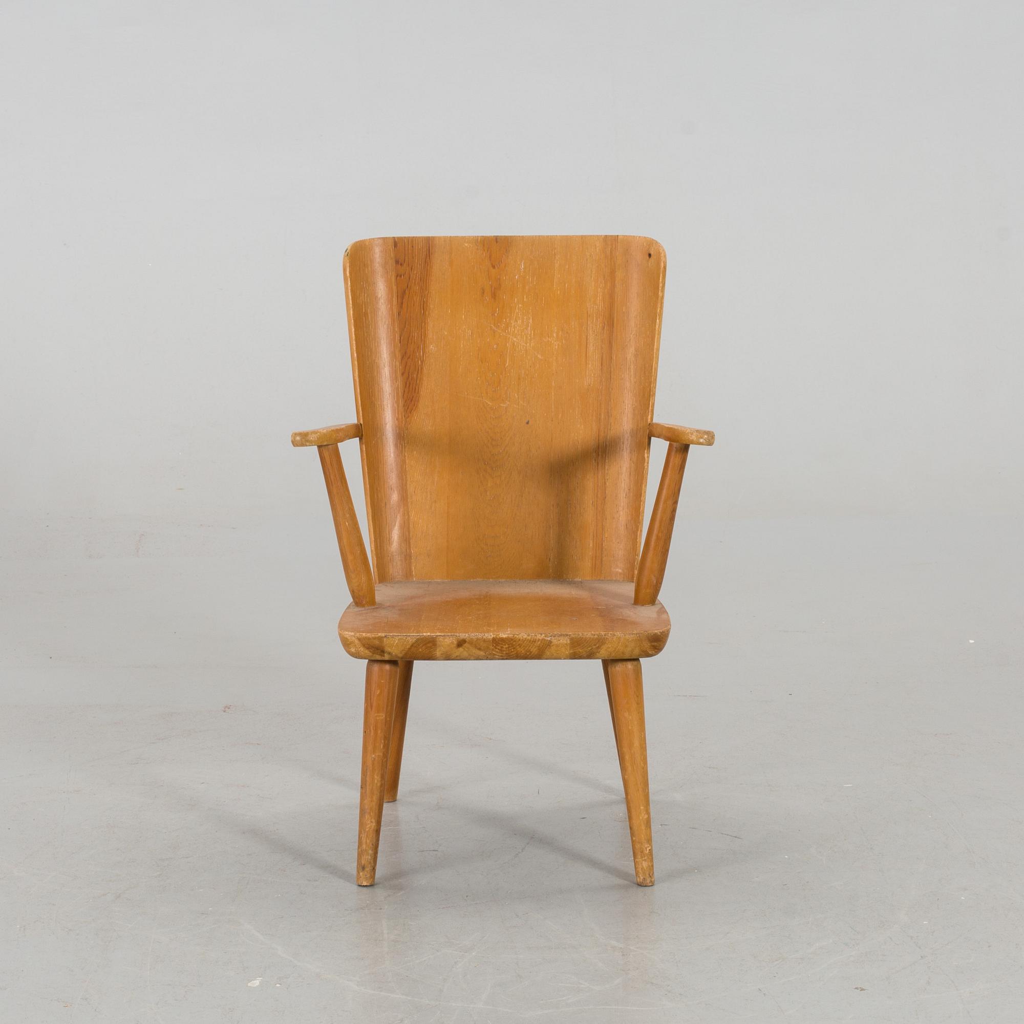 KARMSTOL Svensk Fur Göran Malmwall  Karl Andersson & söner, 1900-talets mitt.