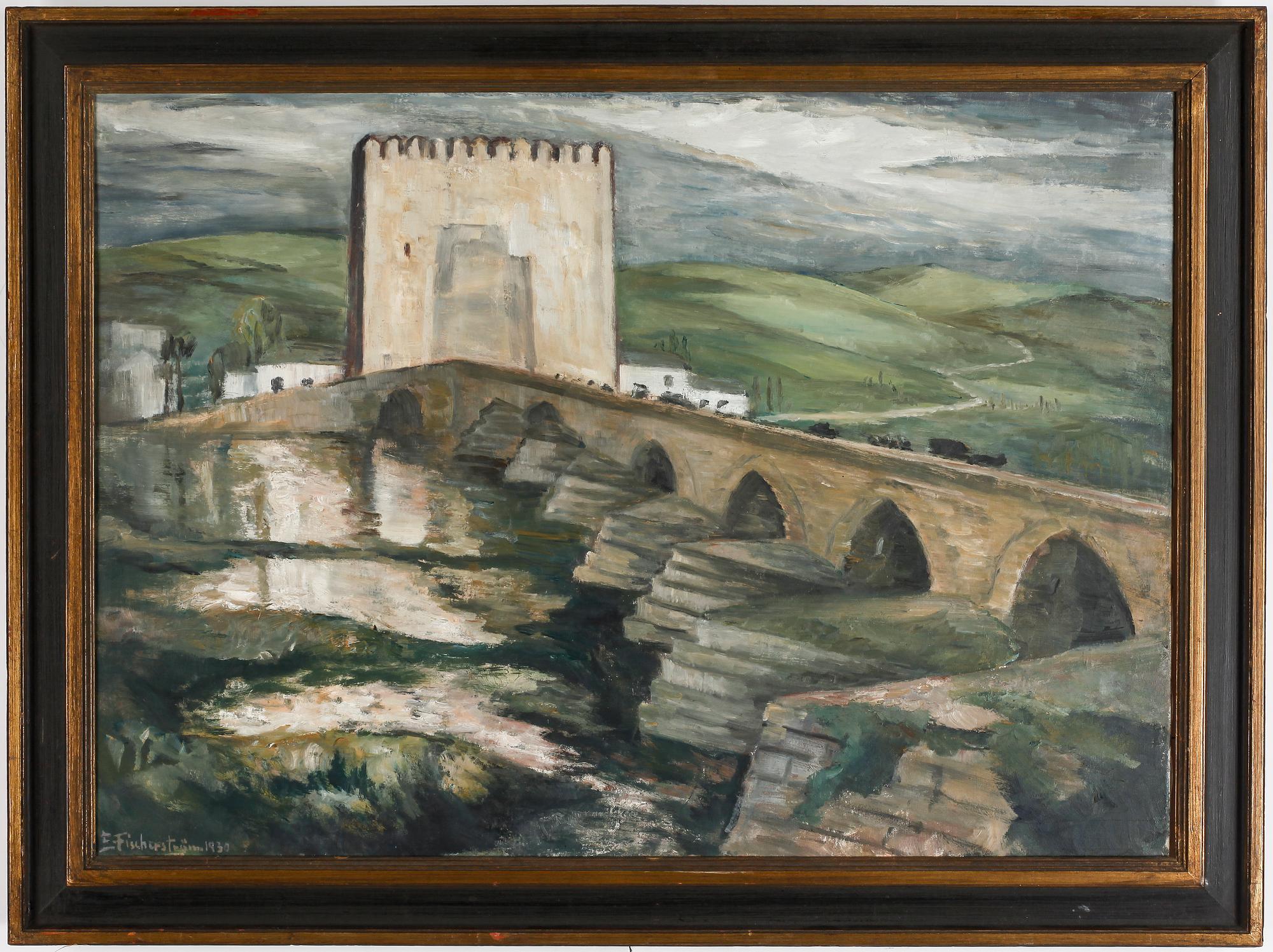 EDIT FISCHERSTRÖM, olja på duk, signerad och daterad 1930.