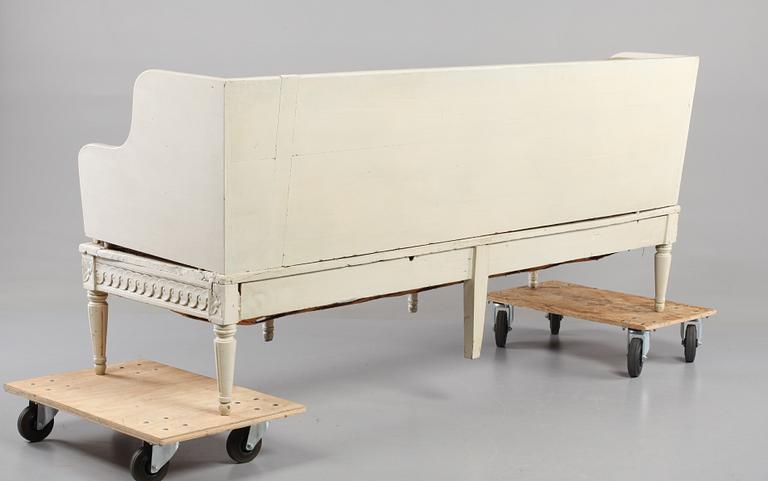 TRÅGSOFFA, gustaviansk, sent 1700-tal/tidigt 1800-tal.