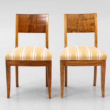 Chairs, 8 pcs, Empire style, first half of the 19th century.