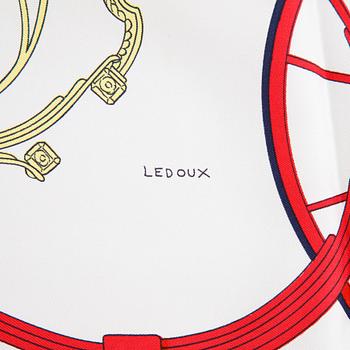 Hermès, a 'Springs' silk scarf.