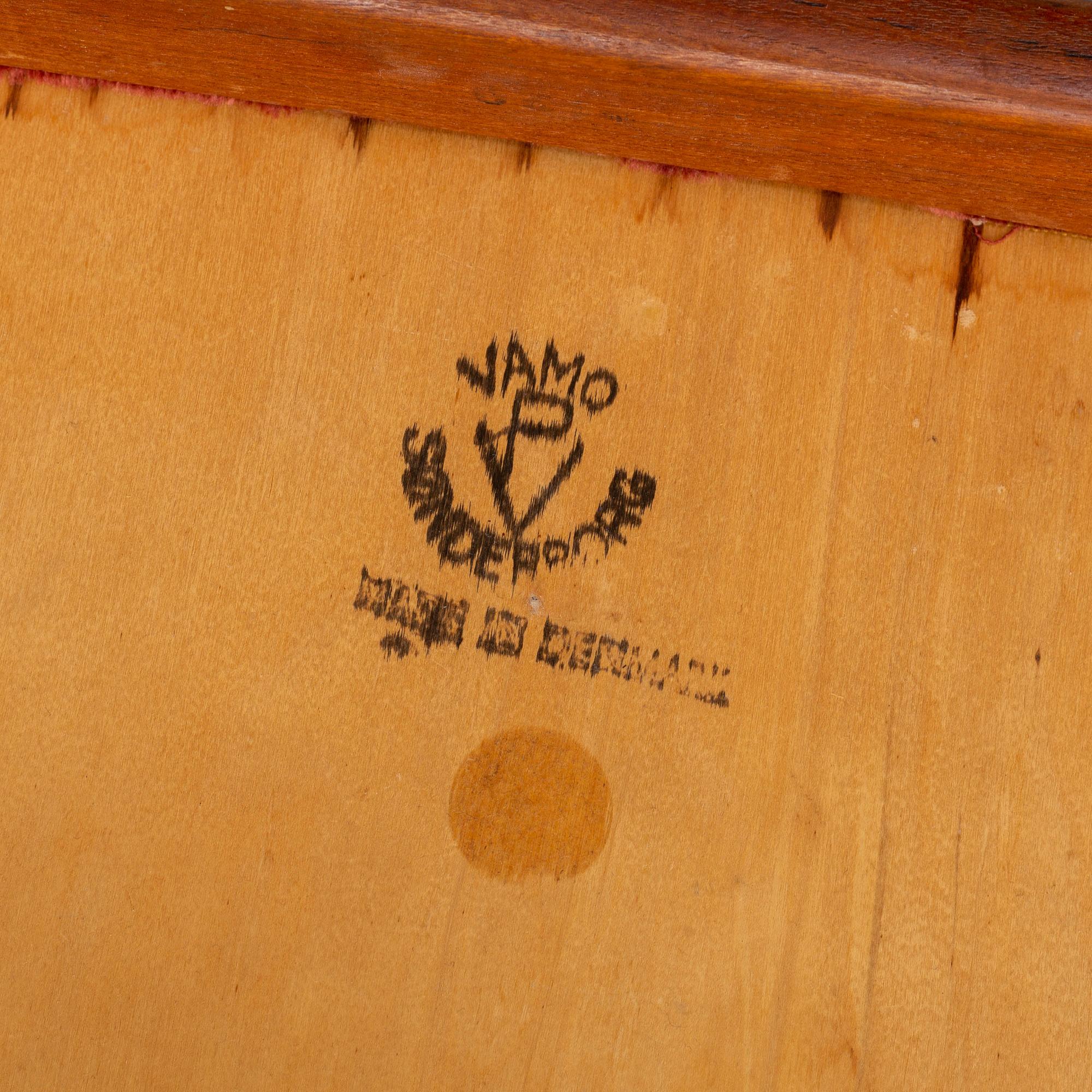 a set of four 1960's teak chairs 'Juliane' by Johannes Andersen, from Vamo Denmark.