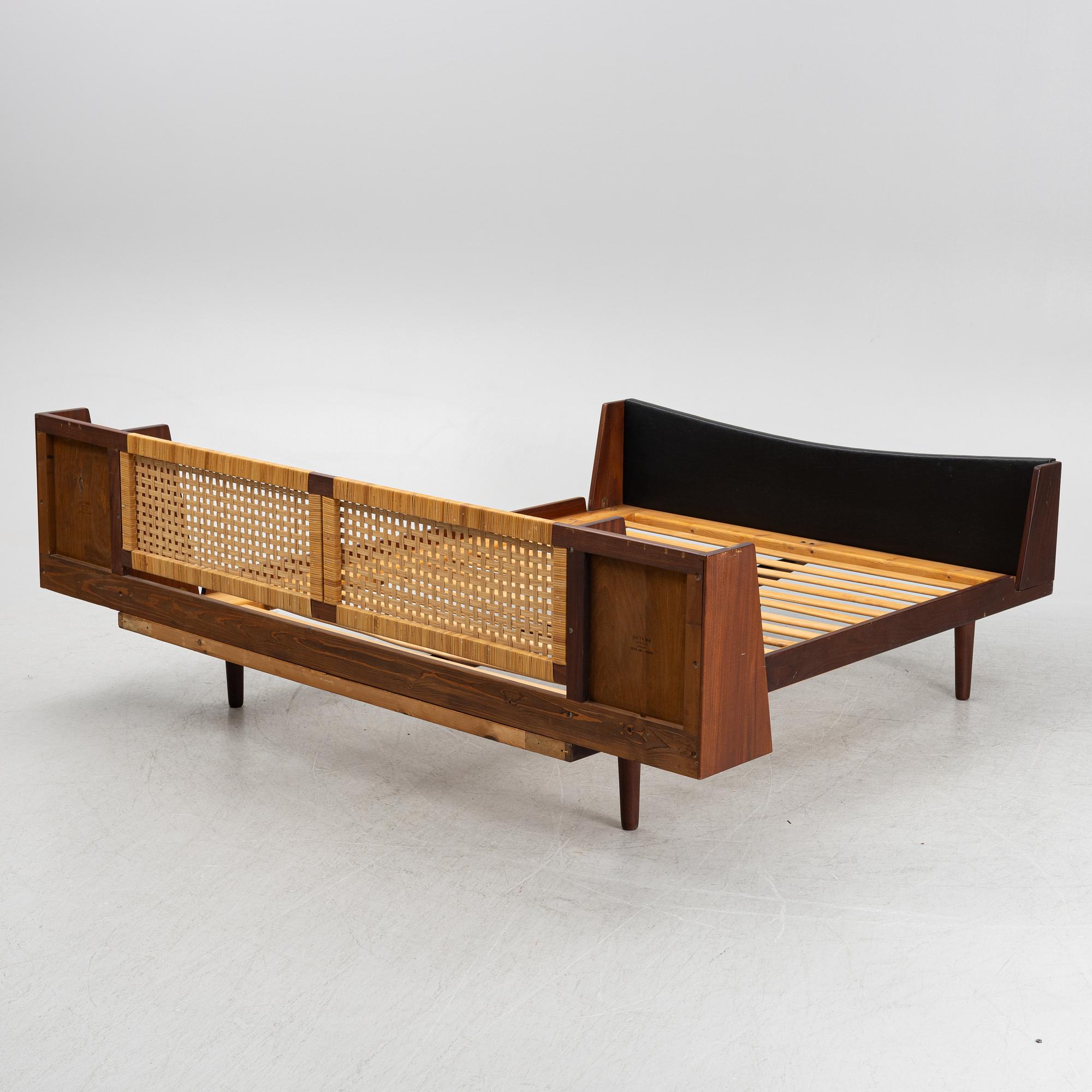 Hans J Wegner, bed, Getama, Illums Bolighus, Denmark, 1960s.